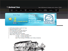 Tablet Screenshot of animal-inn.com